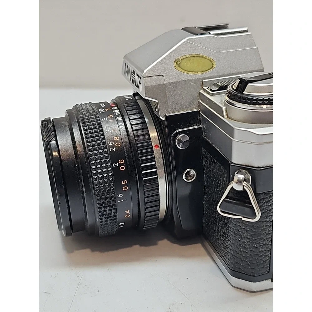 Minolta X-370 35mm SLR Film Camera with Extra Lenses **UNTESTED**